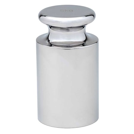 Globe Scientific Calibration Weight, 5kg, OIML Class F1, includes Statement of Accuracy GB-F1-5KG